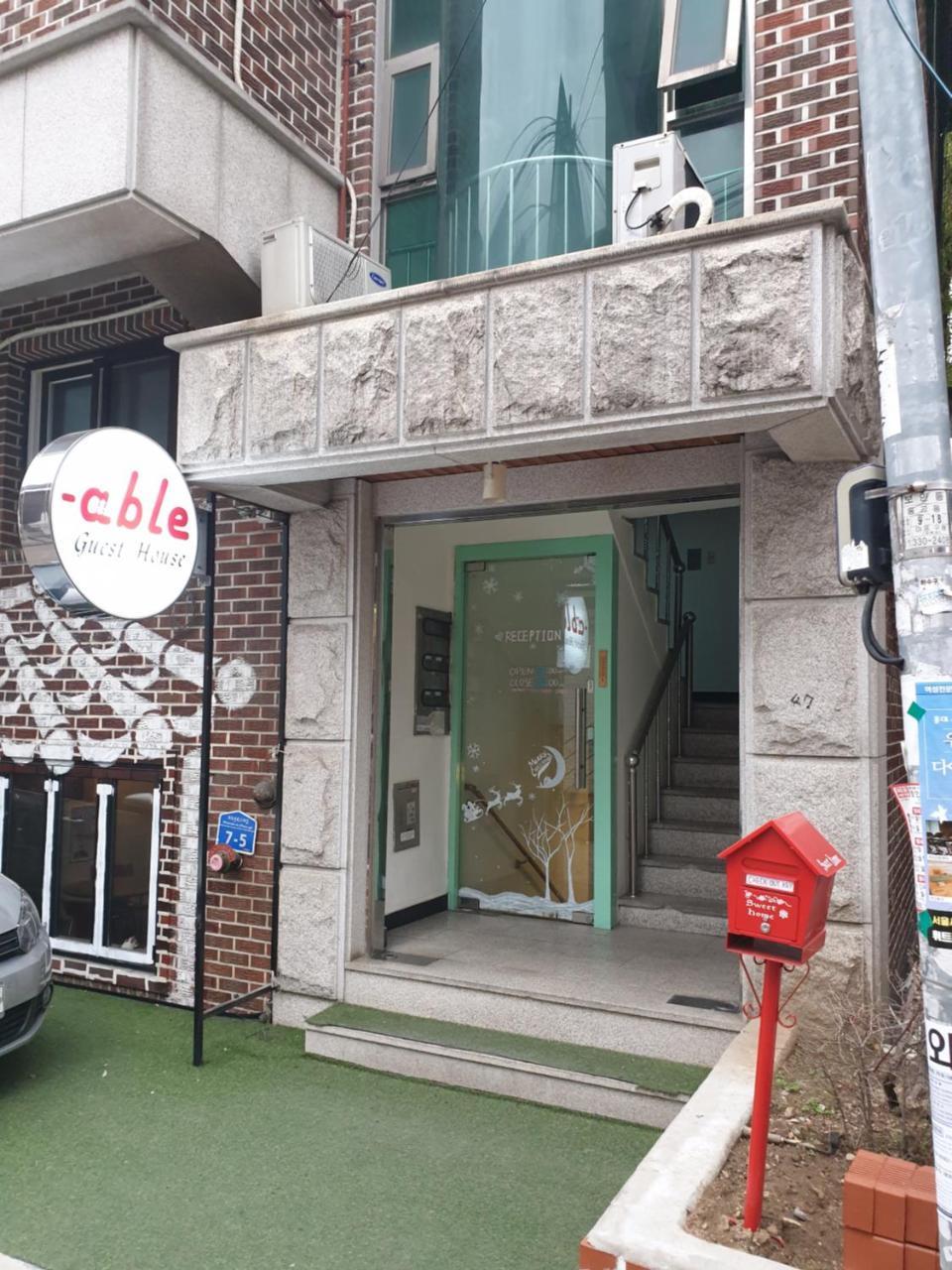Able Guesthouse Hongdae Seoul Exterior foto